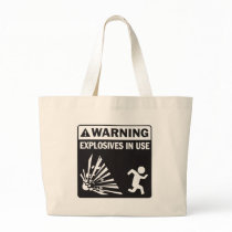 Avertissement ! Sac fourre-tout en service à explo sacs