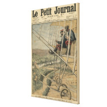 Aviateurs militaires sur l'avant oriental impression sur toile