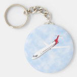 Avion commercial : modèle 3D : Porte-clé