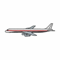 Avion de charge Dc-8 polos brodés