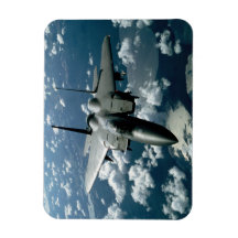 Avion de chasse magnet en vinyle