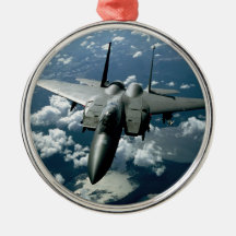 Avion de chasse ornement