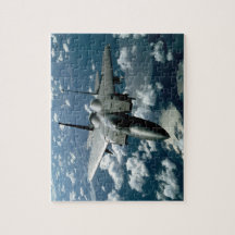 Avion de chasse puzzle avec photo