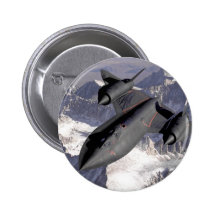Avion de chasse supersonique badges avec agrafe