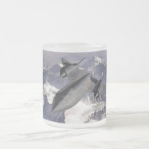 Avion de chasse supersonique mug à café
