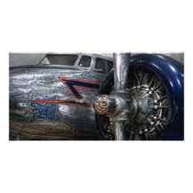 Avion - hé garçon de mouche photocarte personnalisée