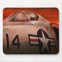 Avion - pilote - armée de l'air - Go obtiennent le Tapis De Souris