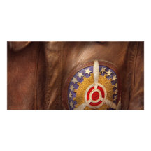 Avion - pilote - la veste de vol carte avec photo