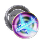 Avion psychédélique badges