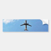 Avion sur le ciel autocollants pour voiture