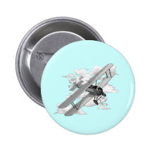 Avion vintage badge