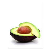 Avocat coupé en tranches cartes postales