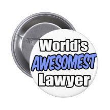 Avocat d'Awesomest du monde Pin's Avec Agrafe