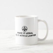 Avocat drôle mugs à café