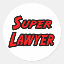 Avocat superbe adhésifs ronds