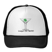 Avocat-tini Martini Casquettes De Camionneur