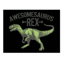 Awesomesaurus Rex Cartes Postales