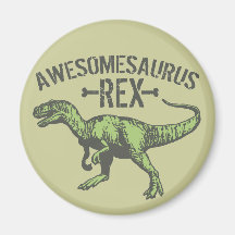Awesomesaurus Rex Magnets Pour Réfrigérateur