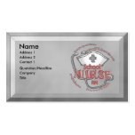 Axiome d'infirmière d'école modèle de carte de visite