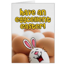 Ayez Pâques eggcellent Cartes De Vœux