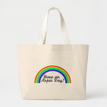 Ayez un jour d'Aspie (l'arc-en-ciel) Sacs