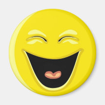 Ayez un visage de smiley de rire aimant