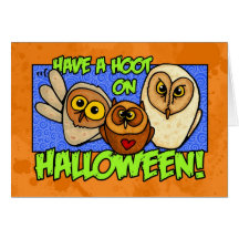 ayez une huée Halloween Carte De Vœux