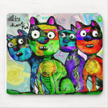 ayons l'amusement tapis de souris