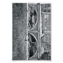 B2 4x6 noir et blanc de photographie de lettre d'a