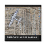 b-17, Cherche place de parking... Magnets Pour Réfrigérateur