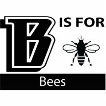 B est pour des abeilles photos en relief