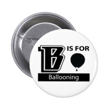 B est pour monter en ballon pin's