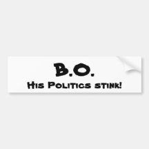 B.O., sa puanteur de la politique ! Adhésif Pour Voiture