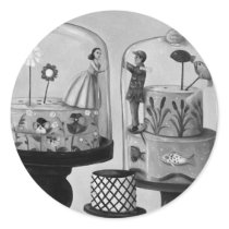 B/W aigre-doux autocollants