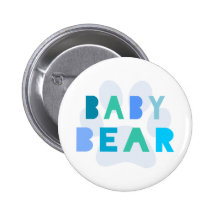 Baby bear - blue pin