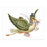 BABY SHOWER DE CIGOGNE CARTE POSTALE