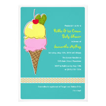 Baby shower de conserves au vinaigre et de crème g invitations personnalisées