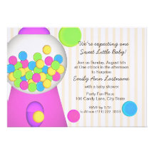Baby shower de Gumball Invitation