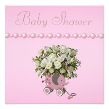 Baby shower de jouet, de fleurs et de perles d'élé bristols