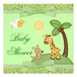 Baby shower d'impression de guépard d'animaux de s bristols