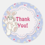 Baby shower doux de pays - personnaliser autocollants
