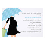 Baby shower enceinte de maman {bleu} invitations personnalisables