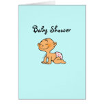 Baby shower (garçon) carte de vœux
