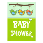 Baby shower Invitation-Bleu