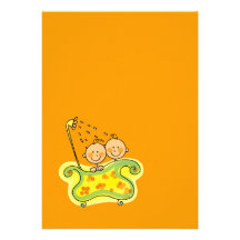 Baby shower (jumeaux) invitations personnalisées