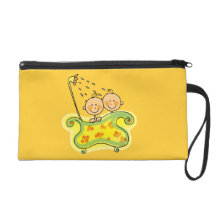 Baby shower pour des jumeaux de bébé sac à main avec dragonne