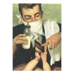 Baby shower vintage pour les hommes ! Une partie d Invitation Personnalisable