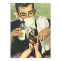 Baby shower vintage pour les hommes ! Une partie d Invitation Personnalisable