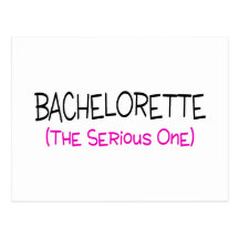 Bachelorette le sérieux cartes postales