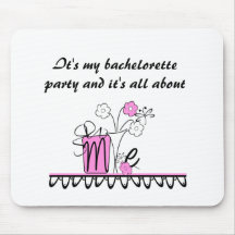 Bachelorette tout au sujet de moi tapis de souris